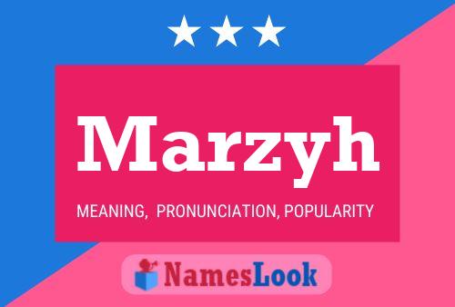 ملصق اسم Marzyh