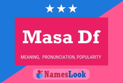 ملصق اسم Masa Df