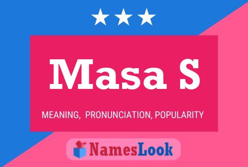 ملصق اسم Masa S