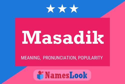 ملصق اسم Masadik