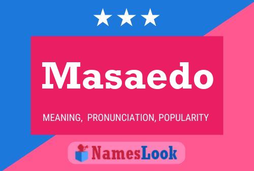 ملصق اسم Masaedo