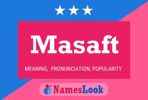 ملصق اسم Masaft