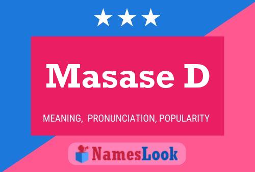 ملصق اسم Masase D