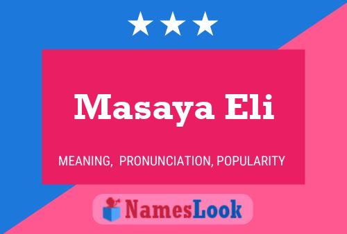 ملصق اسم Masaya Eli