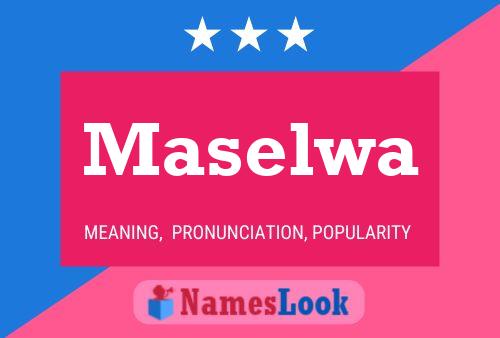 ملصق اسم Maselwa