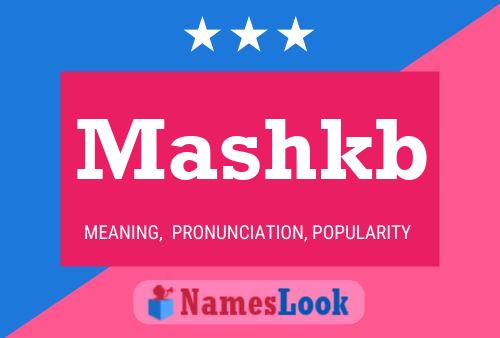 ملصق اسم Mashkb