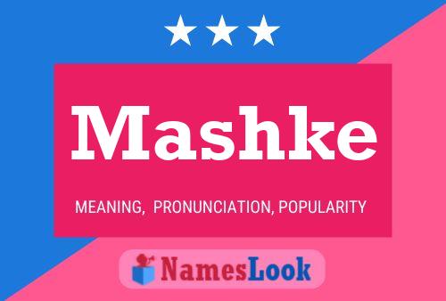 ملصق اسم Mashke