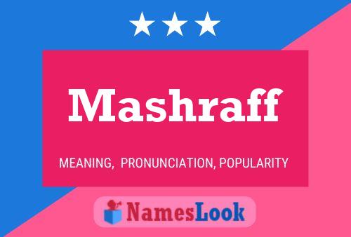 ملصق اسم Mashraff