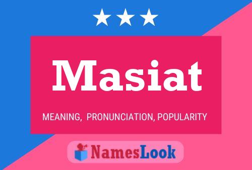 ملصق اسم Masiat