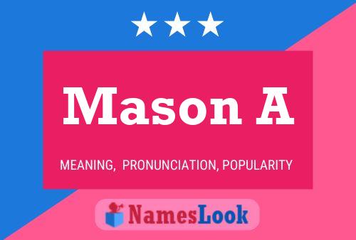 ملصق اسم Mason A