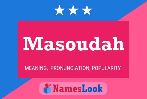 ملصق اسم Masoudah