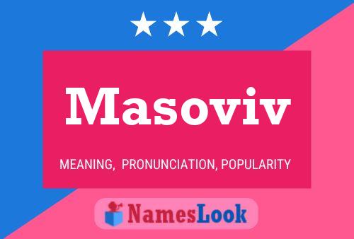 ملصق اسم Masoviv