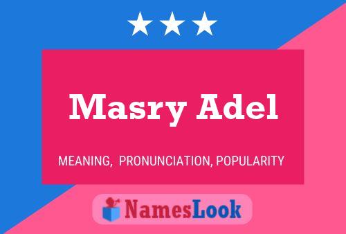 ملصق اسم Masry Adel