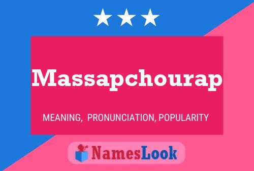 ملصق اسم Massapchourap