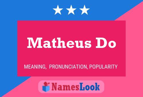 ملصق اسم Matheus Do