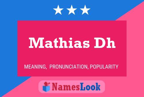 ملصق اسم Mathias Dh