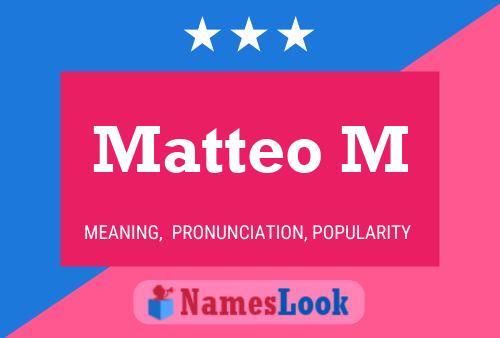 ملصق اسم Matteo M