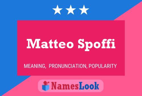 ملصق اسم Matteo Spoffi