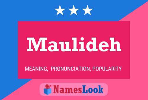 ملصق اسم Maulideh