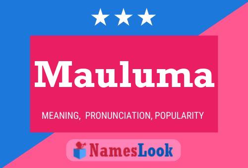 ملصق اسم Mauluma