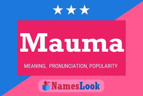 ملصق اسم Mauma