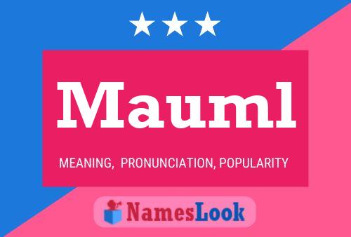 ملصق اسم Mauml