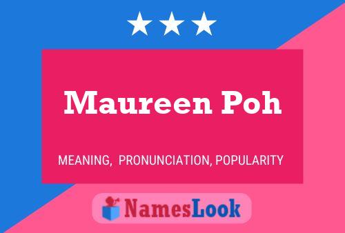 ملصق اسم Maureen Poh