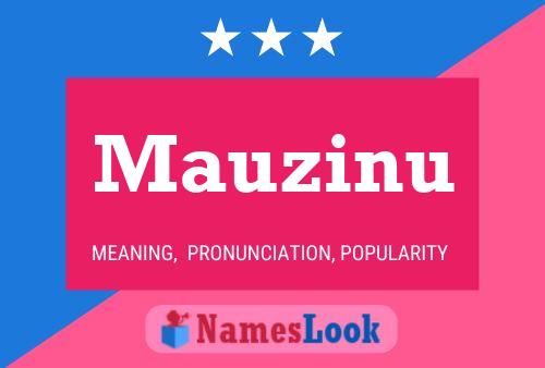 ملصق اسم Mauzinu