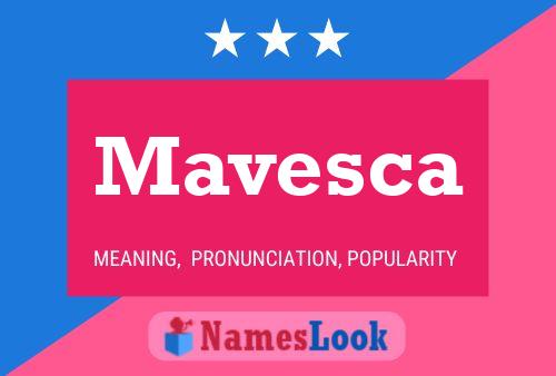 ملصق اسم Mavesca