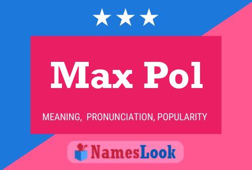 ملصق اسم Max Pol