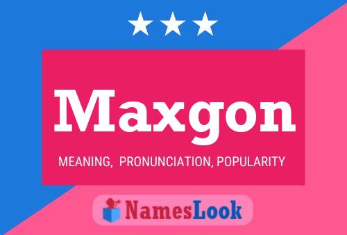 ملصق اسم Maxgon