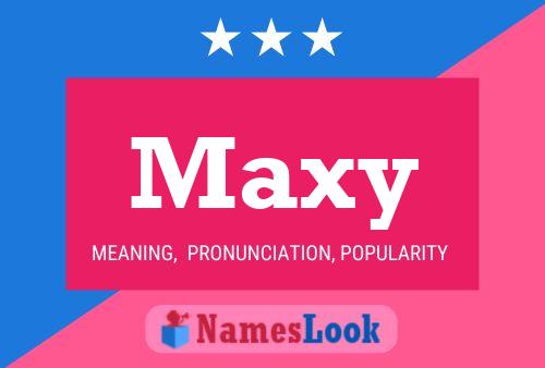 ملصق اسم Maxy