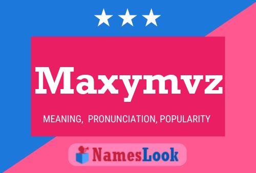 ملصق اسم Maxymvz