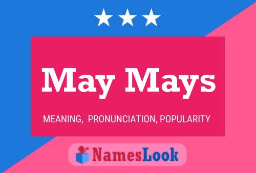 ملصق اسم May Mays