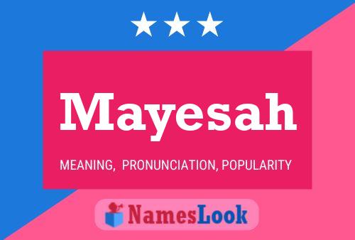 ملصق اسم Mayesah