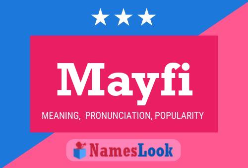 ملصق اسم Mayfi