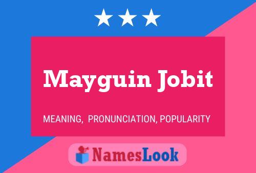 ملصق اسم Mayguin Jobit