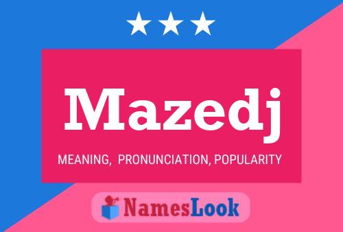 ملصق اسم Mazedj