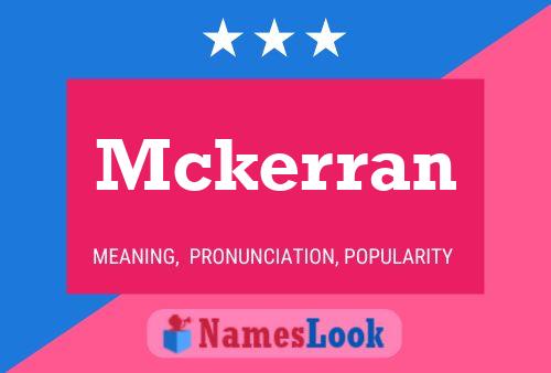 ملصق اسم Mckerran