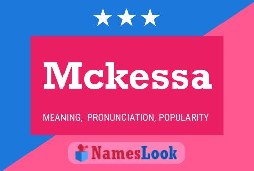 ملصق اسم Mckessa