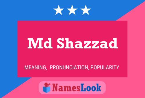 ملصق اسم Md Shazzad