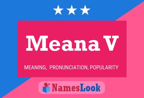 ملصق اسم Meana V