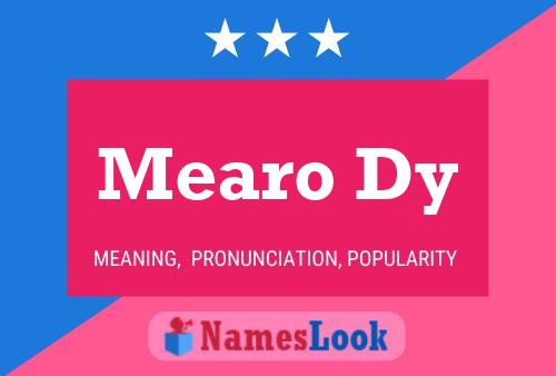 ملصق اسم Mearo Dy