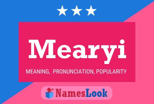 ملصق اسم Mearyi