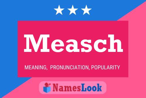 ملصق اسم Measch