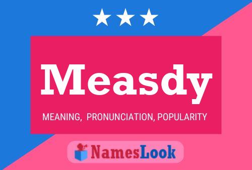 ملصق اسم Measdy