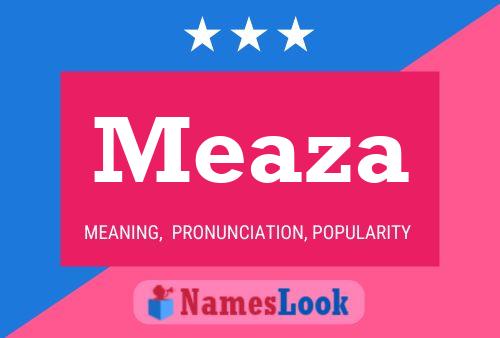 ملصق اسم Meaza