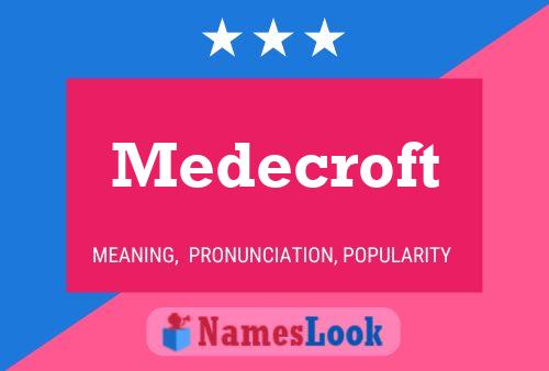 ملصق اسم Medecroft