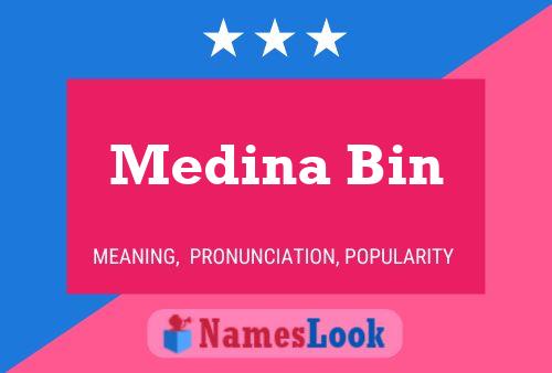 ملصق اسم Medina Bin