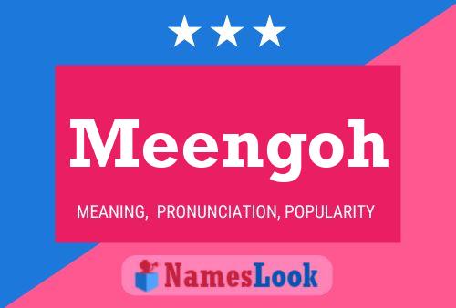 ملصق اسم Meengoh